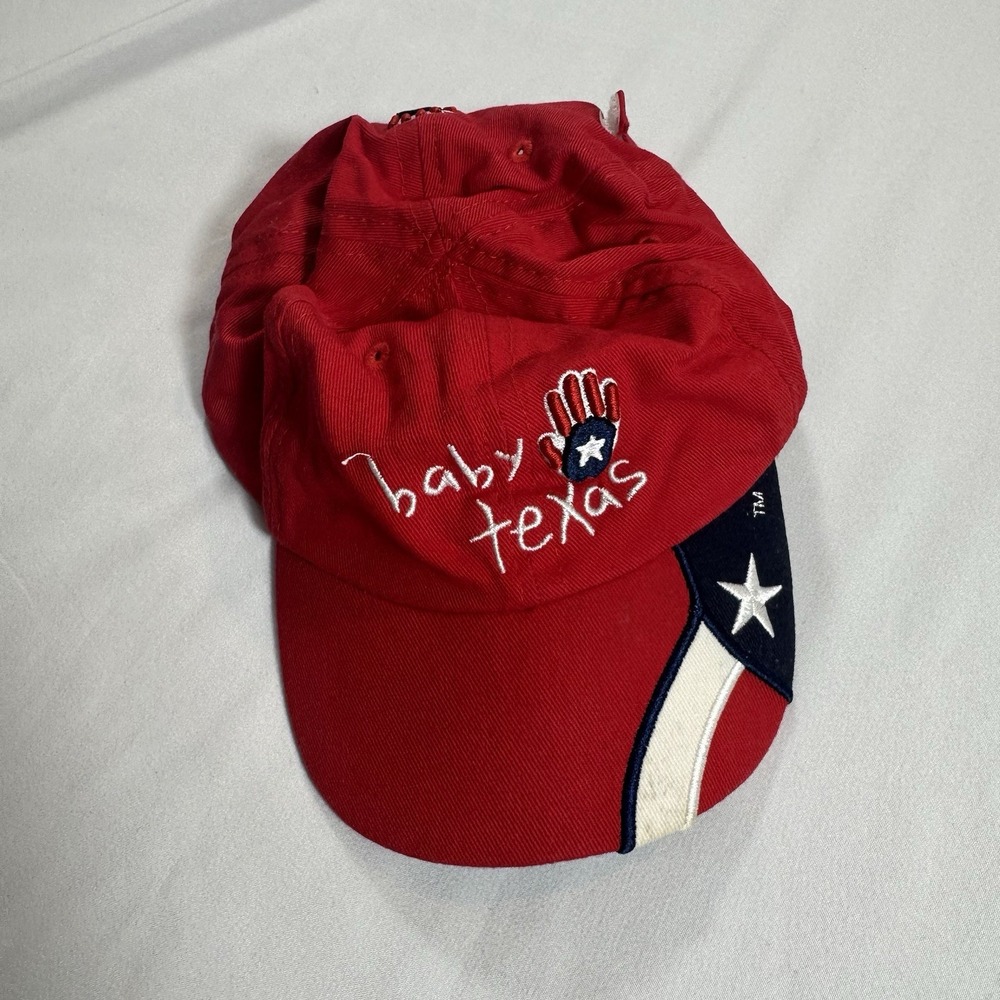 Baby Texas Hat - Toddler Size - Pacifier Strap - USA